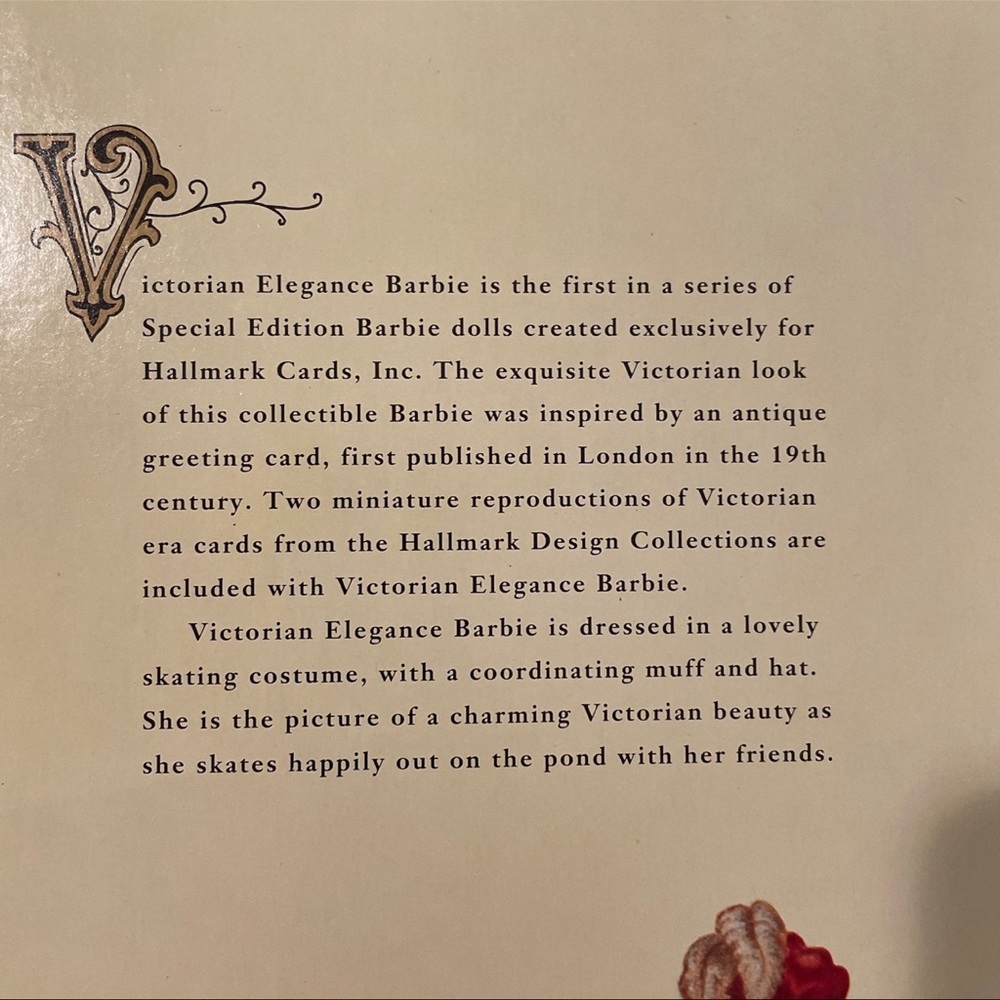 Victorian Elegance Barbie 1994 NIB - Picture 5 of 8